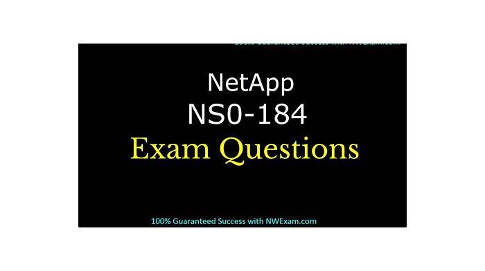 NS0-184 Valid Exam Voucher - Exam NS0-184 Format, NS0-184 Exam Cram Pdf