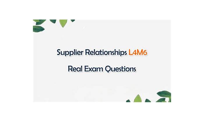 L4M6 VCE Dumps & L4M6 Exam Quick Prep - L4M6 Valid Test Test