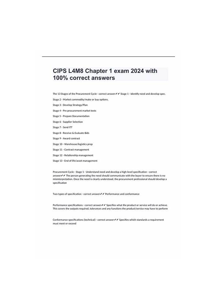 L4M8 Exam Engine, CIPS Vce L4M8 Torrent | Simulated L4M8 Test