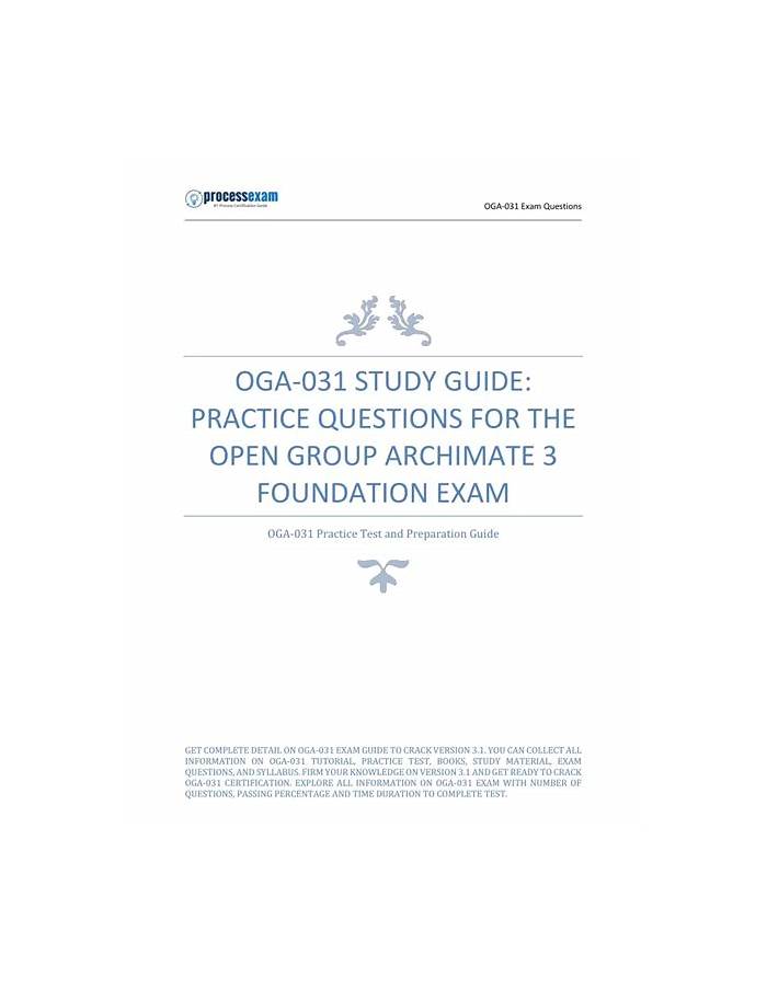 The Open Group Reliable OGA-031 Exam Book, Preparation OGA-031 Store