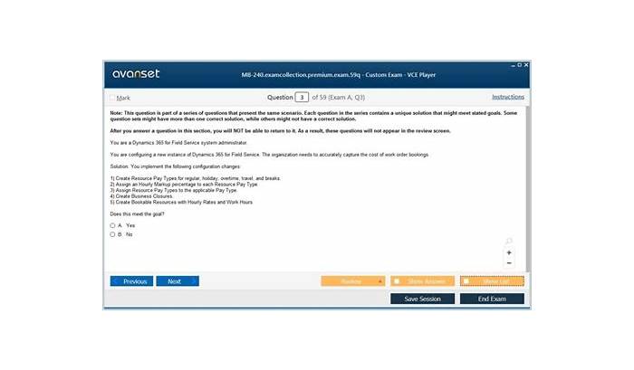 Test MB-240 Vce Free - Free MB-240 Pdf Guide, Microsoft Dynamics 365 Field Service Functional Consultant Question Explanations