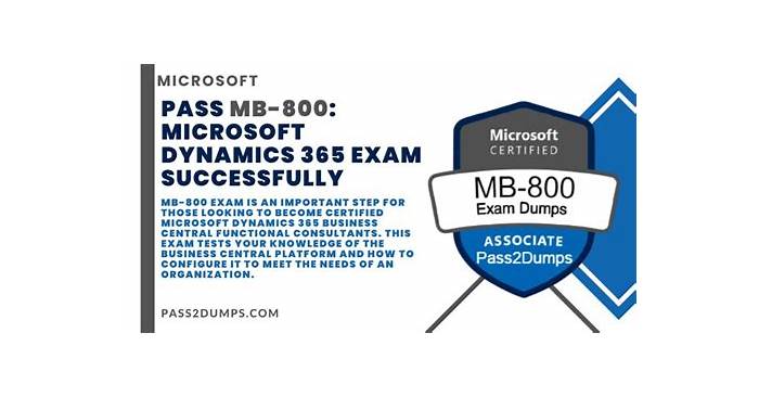 MB-800 Printable PDF | Free MB-800 Vce Dumps & New MB-800 Test Pass4sure