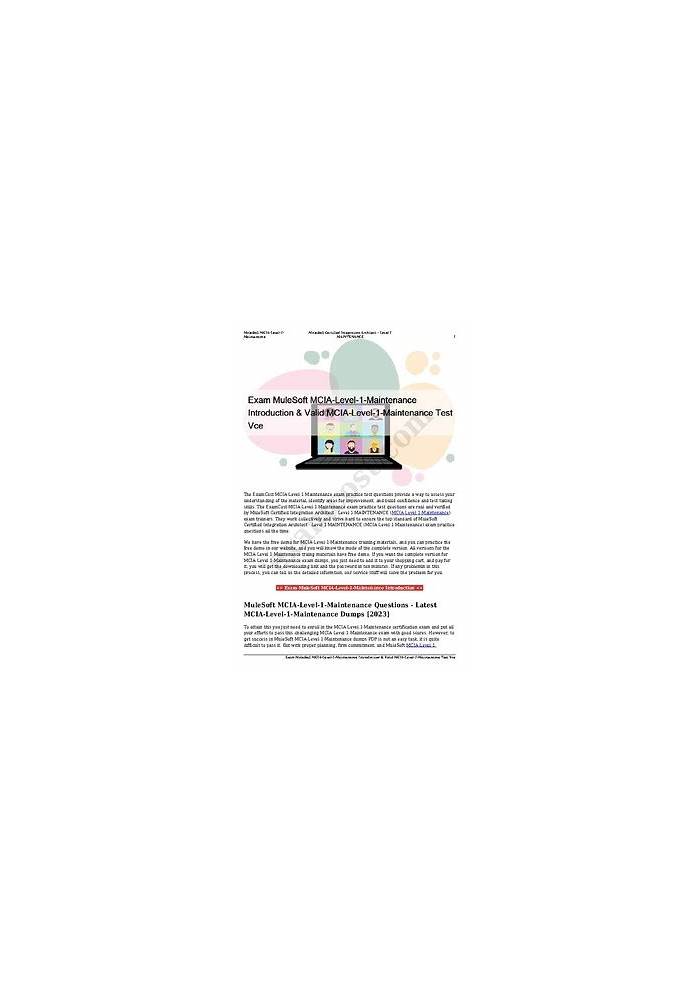 New MCIA-Level-1-Maintenance Exam Notes, MCIA-Level-1-Maintenance Popular Exams | New MuleSoft Certified Integration Architect - Level 1 MAINTENANCE Test Cram