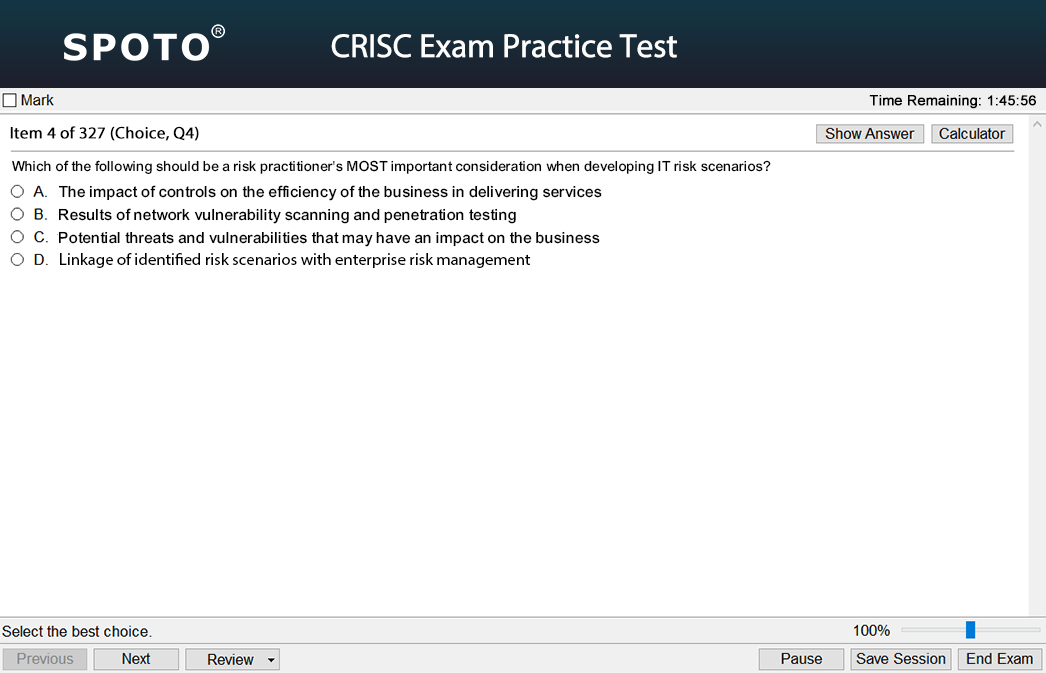 CRISC New Test Materials - CRISC Study Guides, CRISC Exam Pattern