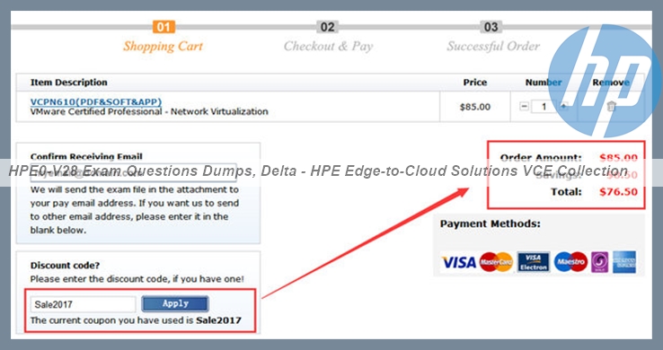 Question HPE0-V28 Explanations, HP Reliable HPE0-V28 Dumps Questions