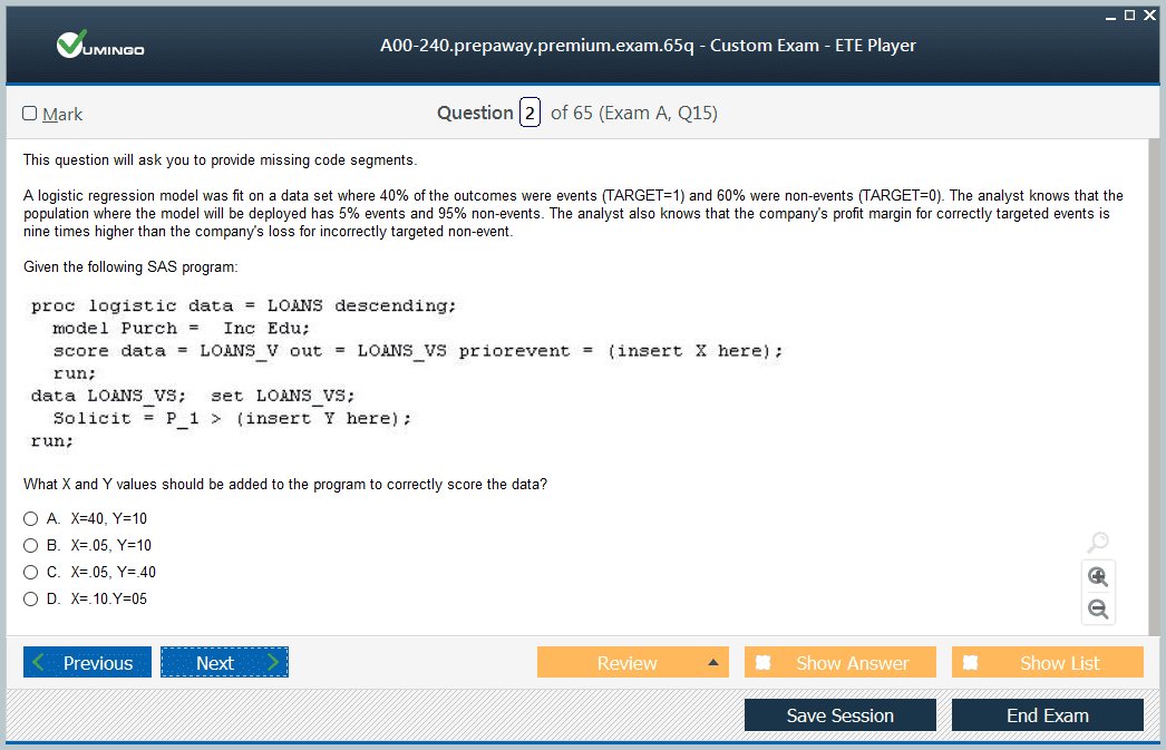 SASInstitute New A00-420 Test Format | Valid Test A00-420 Tutorial