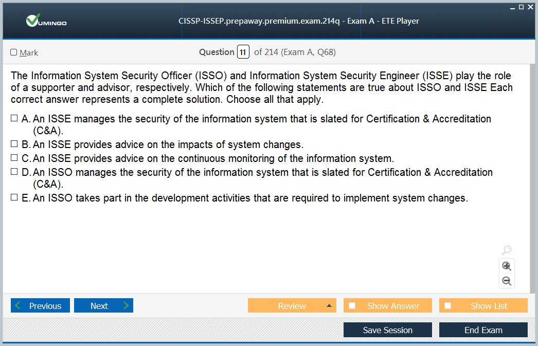 ISC New CISSP Test Registration & Certification CISSP Test Answers