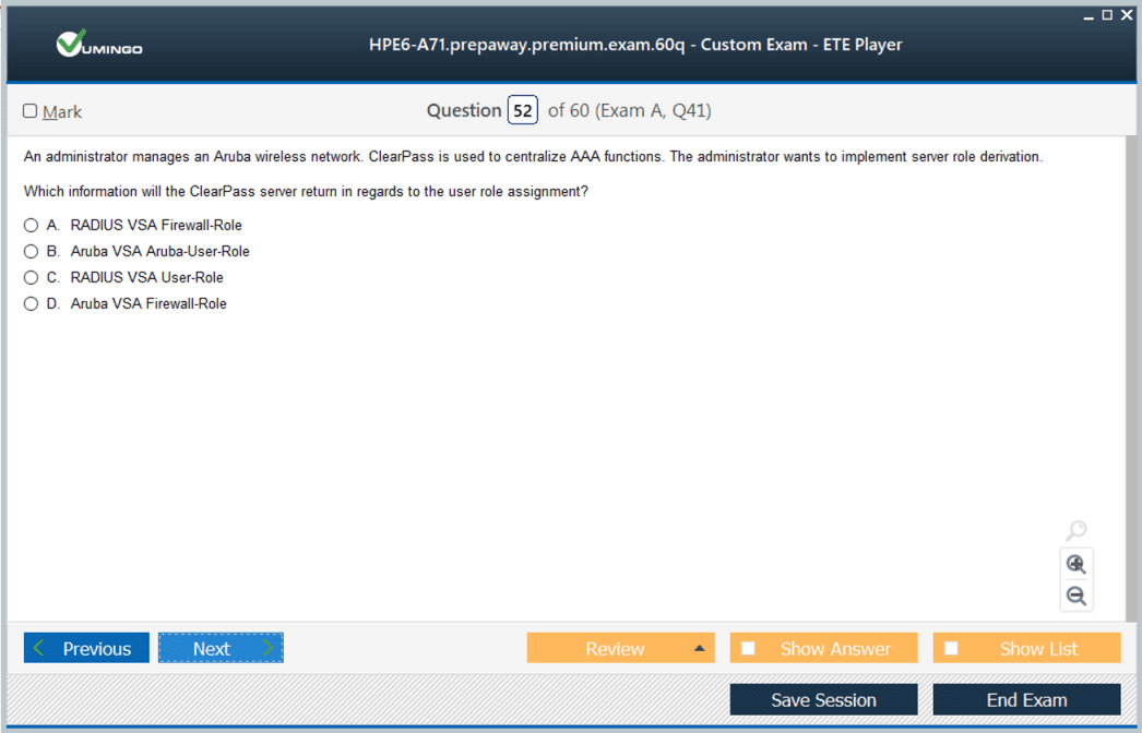 Study HPE6-A72 Center - HP Latest HPE6-A72 Test Question