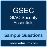 GSEC Examinations Actual Questions & GIAC GSEC Test Cram Pdf