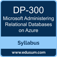 DP-300 Exam Preparation, Microsoft DP-300 Certification Exam