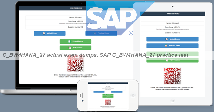 Valid C_BW4HANA_27 Exam Dumps - C_BW4HANA_27 Answers Real Questions, Exam C_BW4HANA_27 Assessment