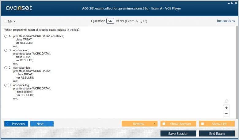 Latest A00-451 Test Question - SASInstitute A00-451 Reliable Dumps Sheet