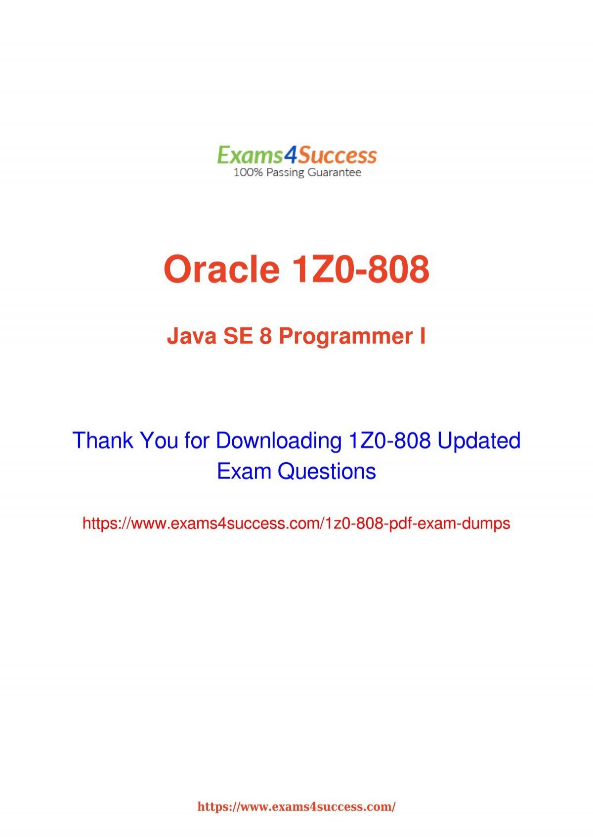 1z0-808 Certification Dumps, 1z0-808 Free Practice | 1z0-808 Certification Dump