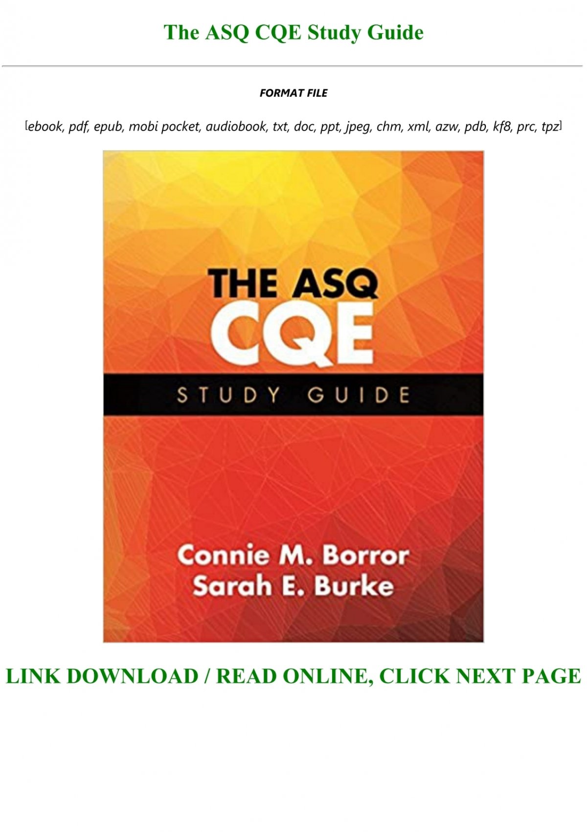 ASQ CQE Valid Exam Voucher & CQE Reliable Guide Files