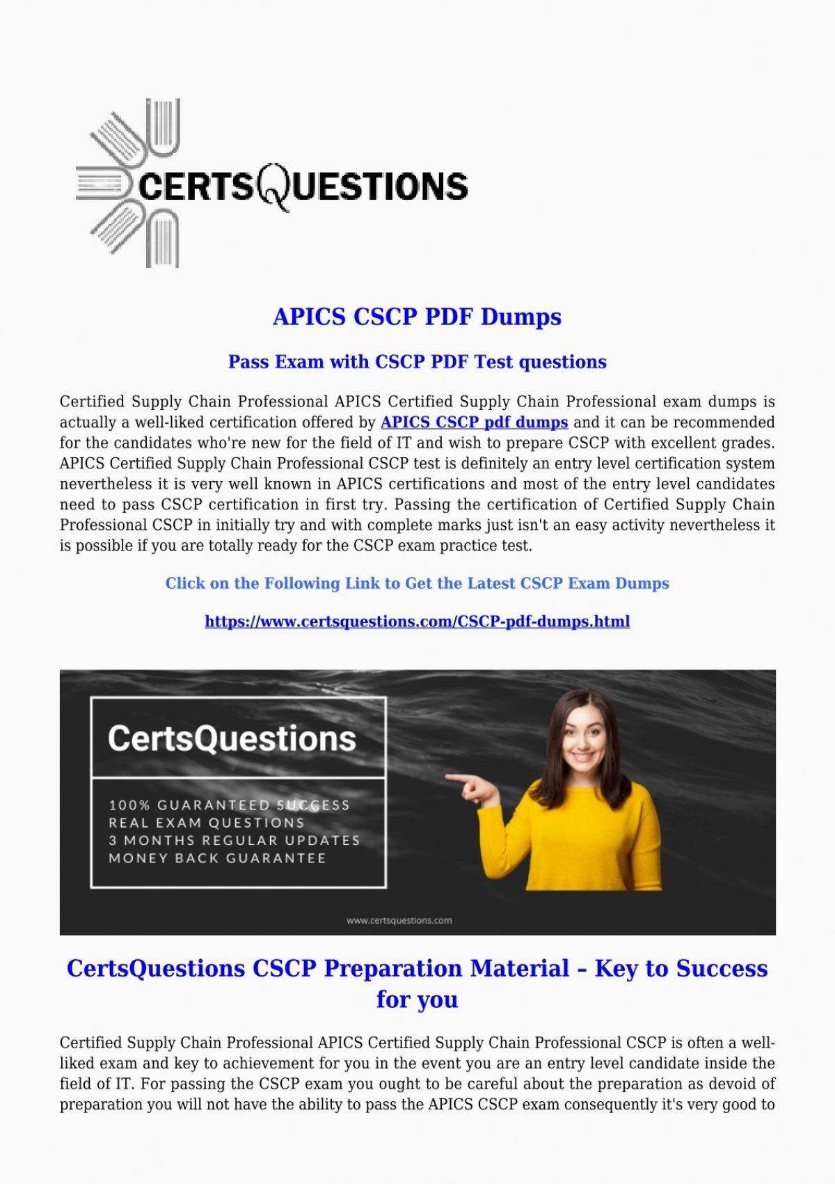 APICS Exam CSCP Demo & New CSCP Exam Guide - Valid CSCP Practice Questions