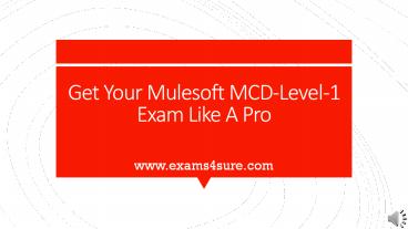 Exam MCD-Level-1 Study Guide & MCD-Level-1 Pdf Free - MuleSoft Certified Developer - Level 1 (Mule 4) Reliable Exam Tips