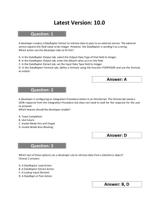 PDF OmniStudio-Developer Cram Exam, Salesforce OmniStudio-Developer Frenquent Update