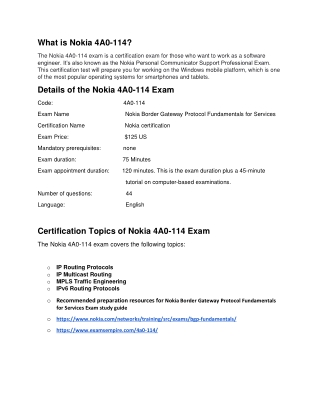 Test 4A0-114 Engine, Original 4A0-114 Questions | 4A0-114 Mock Exams