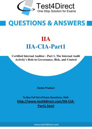 IIA-CIA-Part1 Valid Test Papers, Free IIA-CIA-Part1 Study Material | IIA-CIA-Part1 Test Result