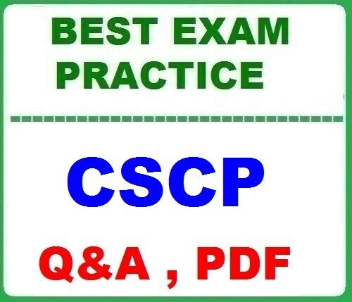 CSCP Braindump Pdf - Valid CSCP Test Blueprint, Customizable CSCP Exam Mode