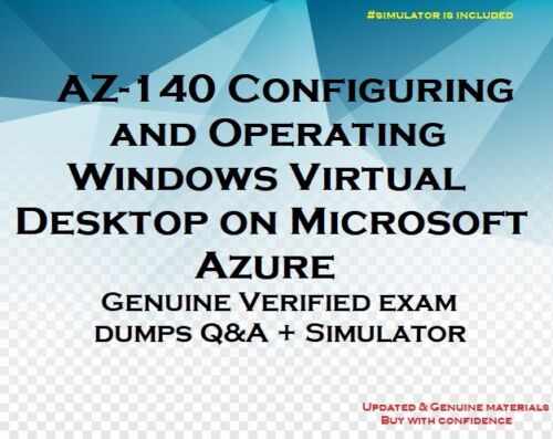 Microsoft AZ-140 Reliable Test Forum - Sample AZ-140 Test Online