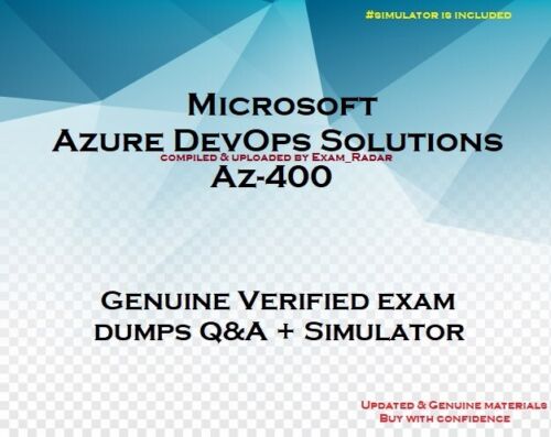 Pdf AZ-400 Pass Leader - Microsoft Valid Test AZ-400 Braindumps