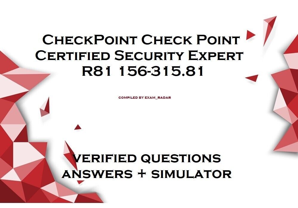 CheckPoint 156-315.81 Test Questions & 156-315.81 Actual Test - Exam 156-315.81 Cram Questions