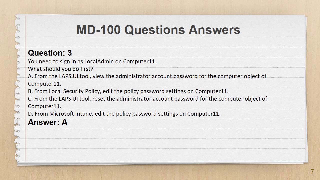 Microsoft Free MD-100 Exam Dumps & MD-100 Exam Sample Online