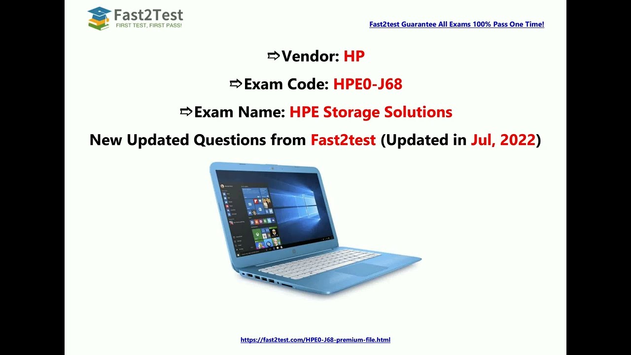 HP Pdf HPE0-J68 Pass Leader - Valid HPE0-J68 Exam Voucher