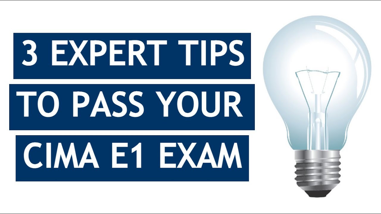 CIMA Real E1 Exam - 100% E1 Accuracy, Exam E1 Questions