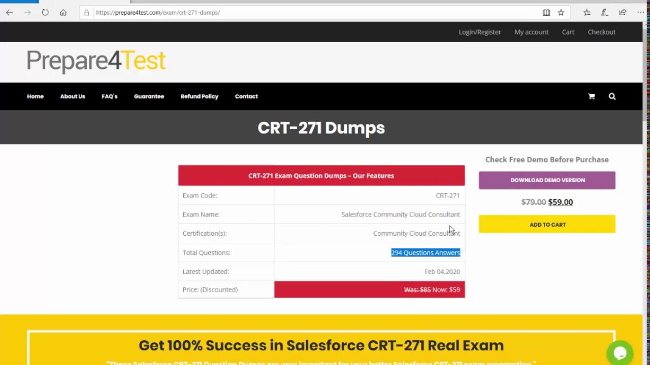 Salesforce Exam CRT-271 Simulator | Valid CRT-271 Test Sims