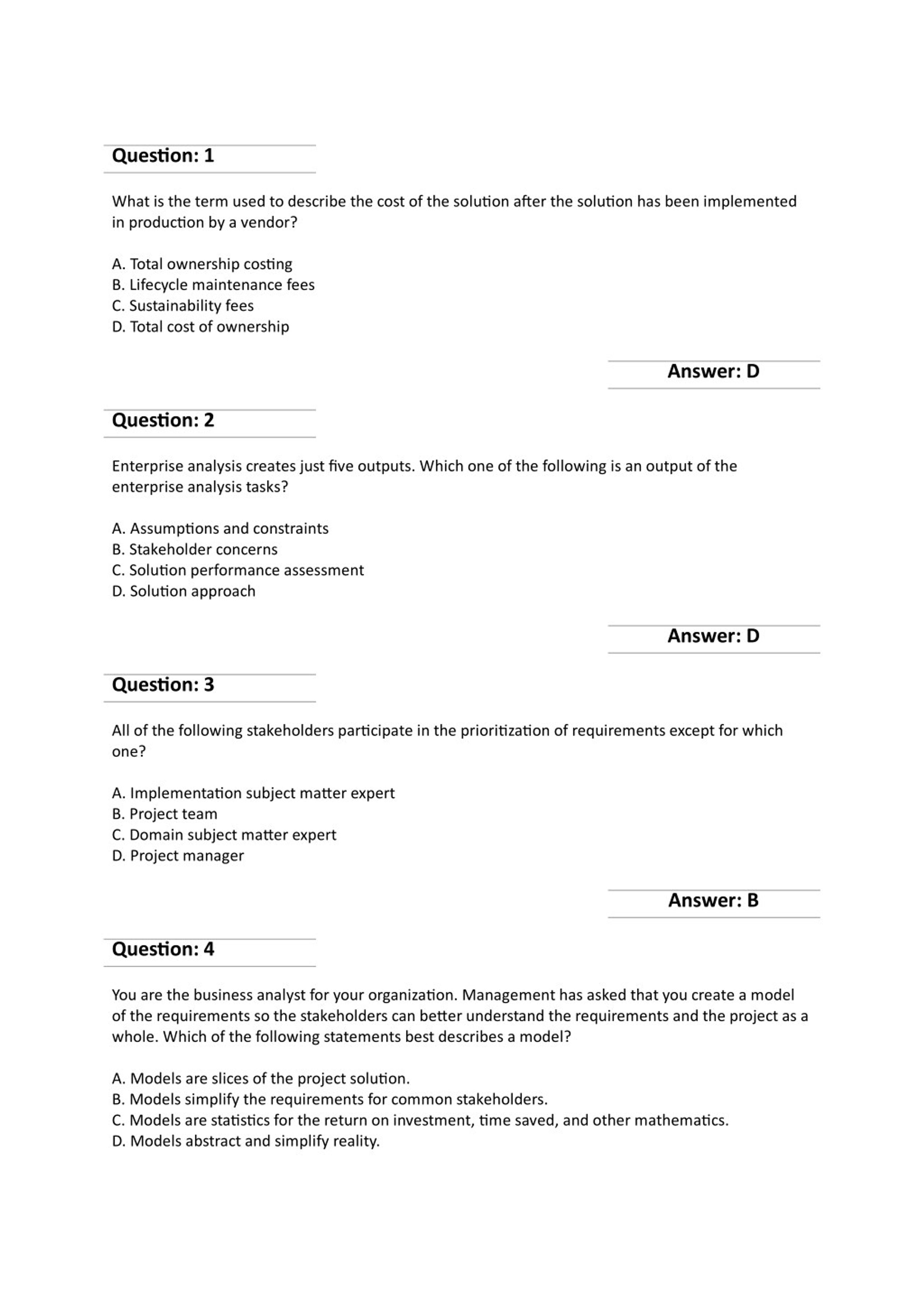 CBAP Valid Braindumps Questions - IIBA CBAP 100% Accuracy