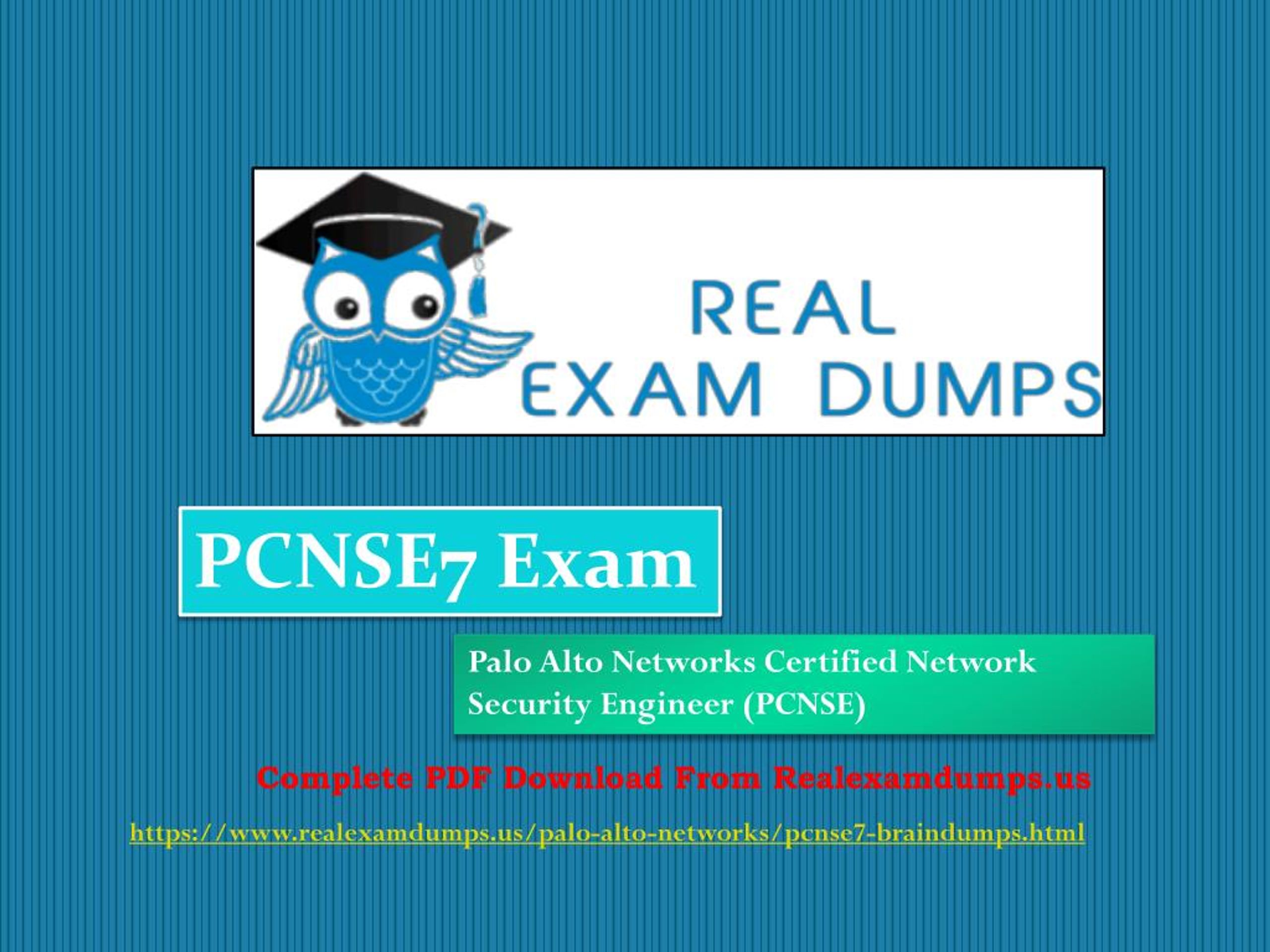 Braindumps PCNSE Pdf - PCNSE Exam Practice, Valid Test PCNSE Fee