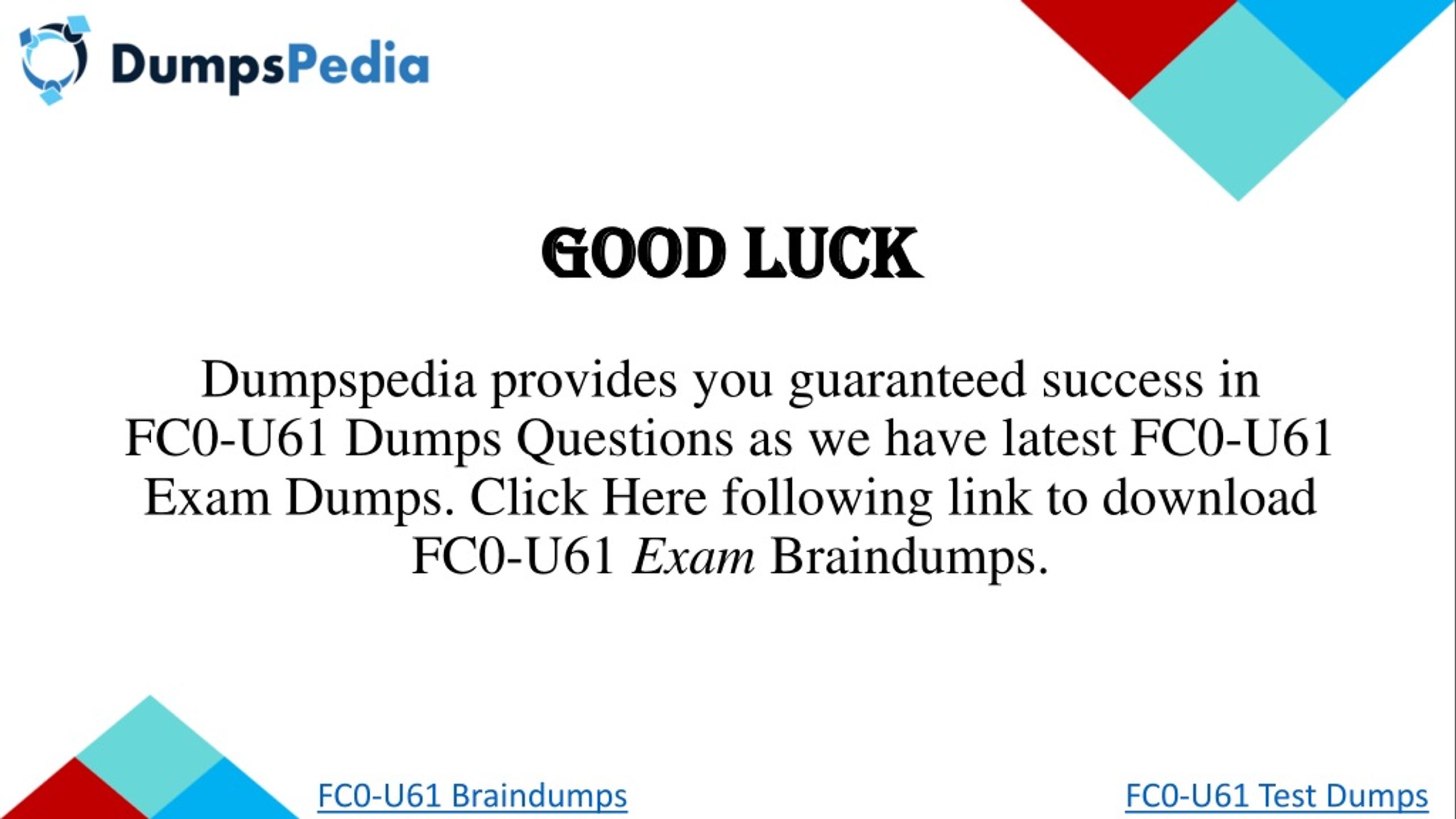 FC0-U61 Valid Exam Practice & CompTIA New FC0-U61 Test Braindumps