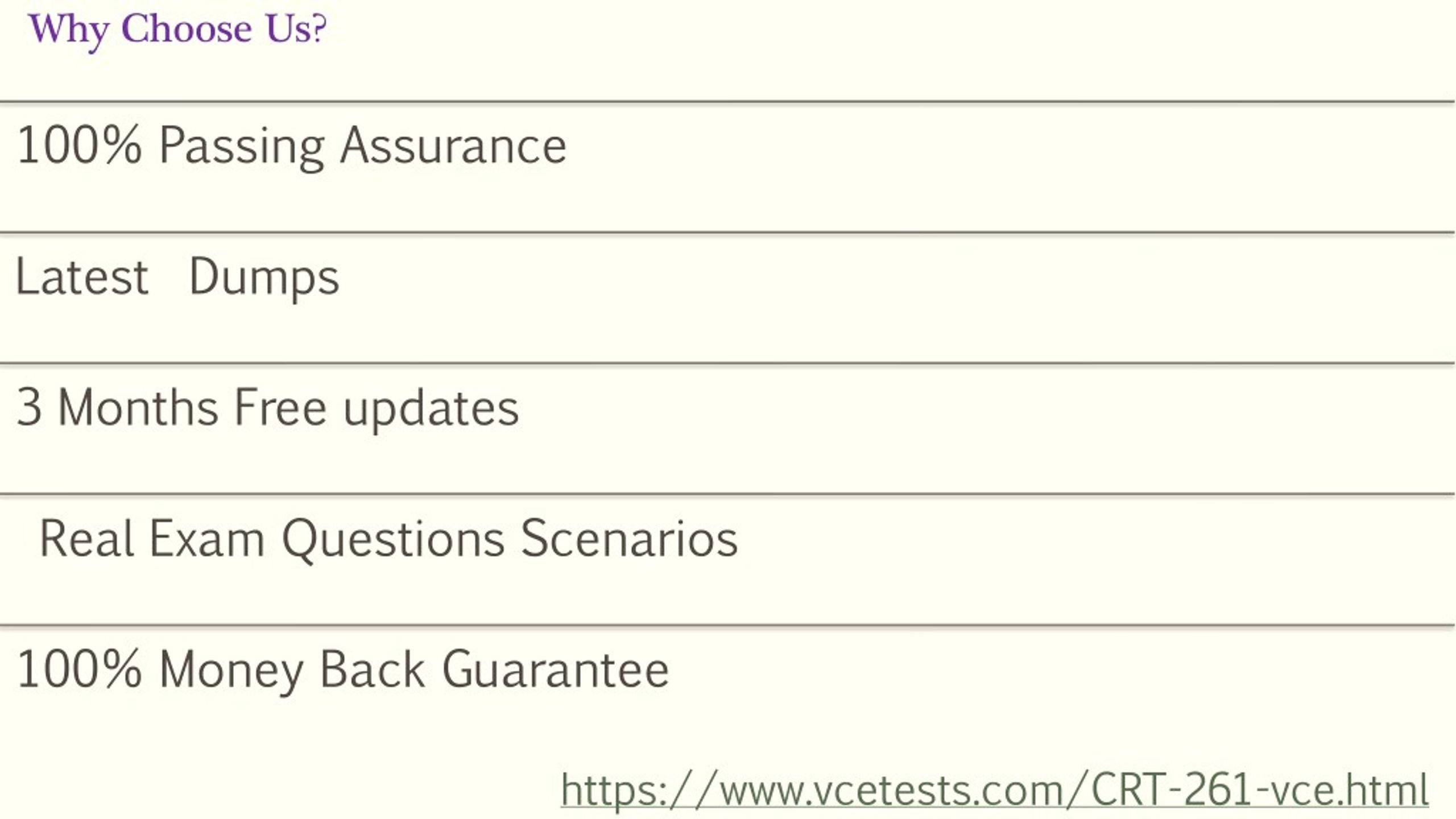 2024 Reliable CRT-261 Test Syllabus | Test CRT-261 Simulator Free