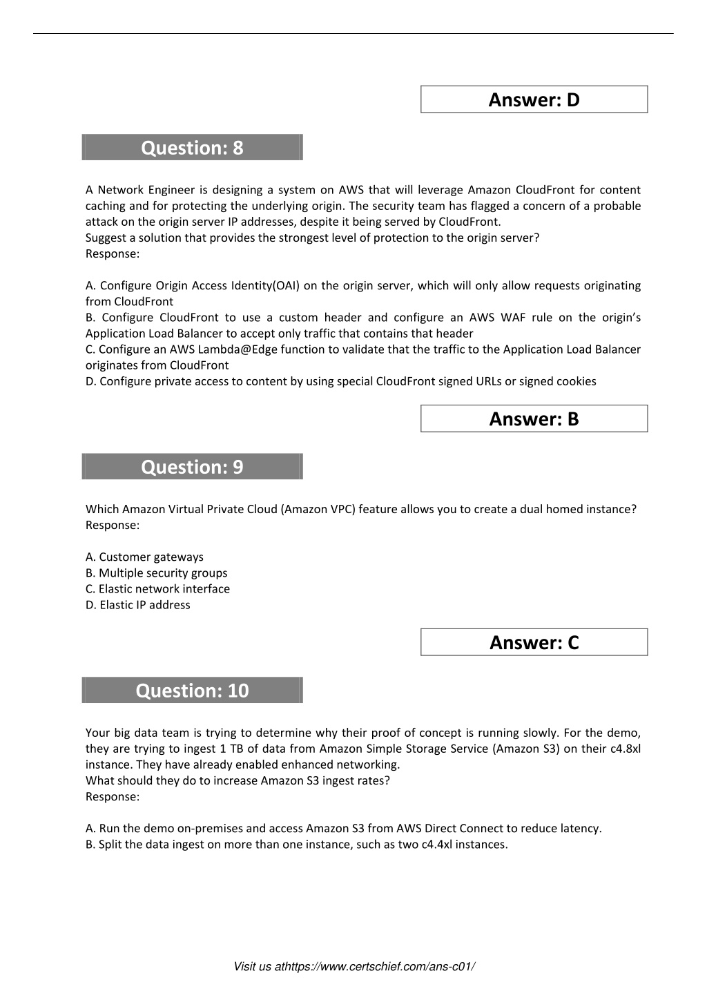 ANS-C01 Valid Test Labs, Exam ANS-C01 Guide | ANS-C01 Latest Braindumps Pdf