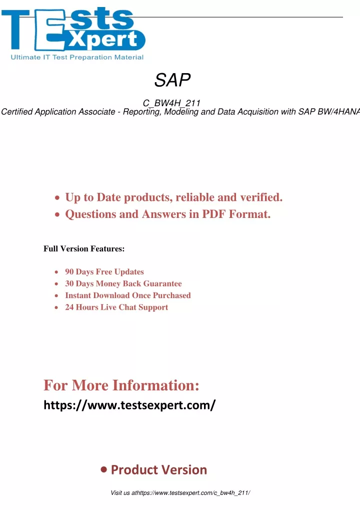 SAP Pass C-BW4H-211 Guaranteed & C-BW4H-211 Valid Test Online