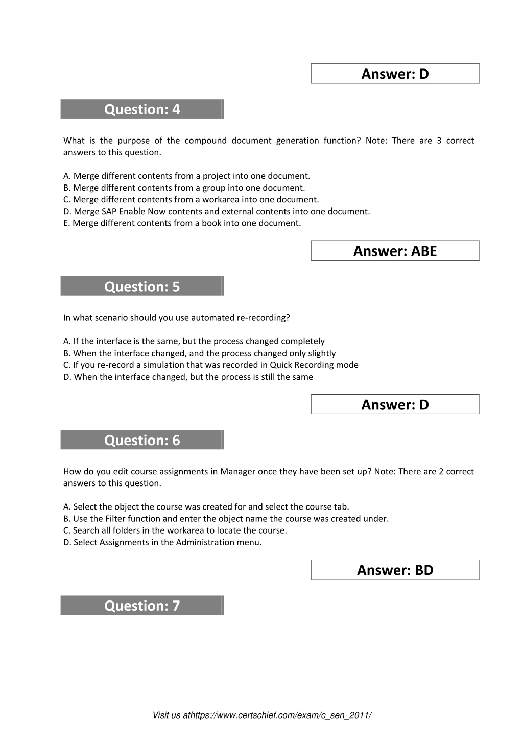 C-SEN-2011 Real Dump - Related C-SEN-2011 Certifications, Latest C-SEN-2011 Test Cram