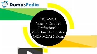 NCP-MCA Visual Cert Exam - NCP-MCA Prepaway Dumps, Exam Dumps NCP-MCA Provider