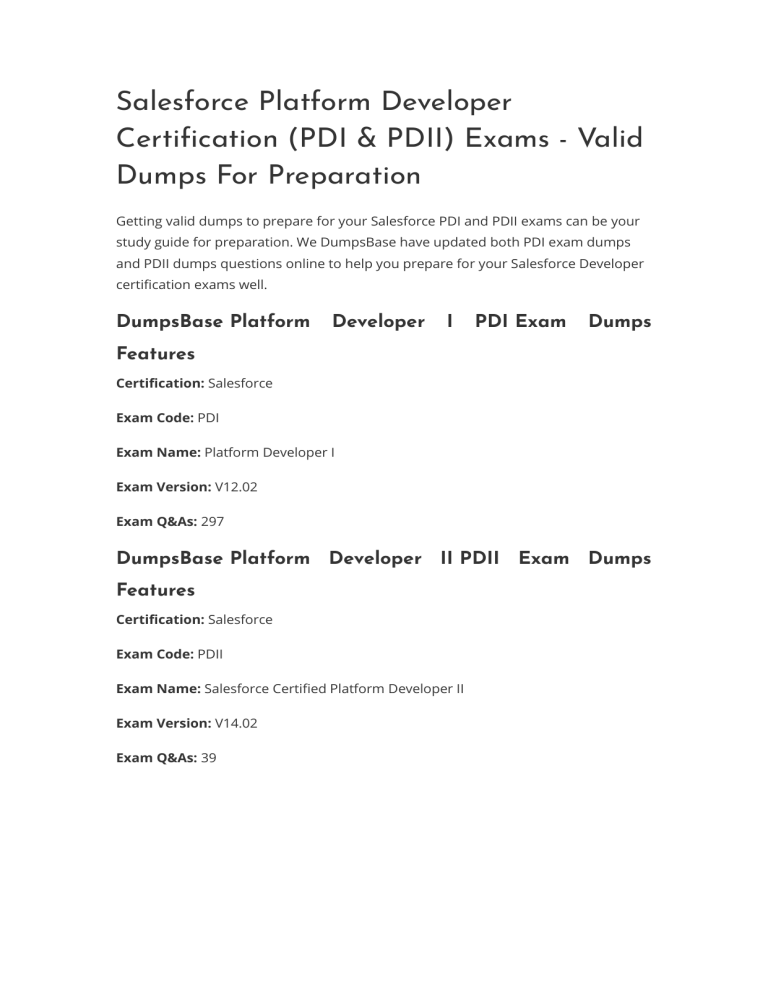 PDII퍼펙트덤프데모문제 & PDII완벽한인증덤프 - PDII최신시험기출문제모음