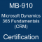 MB-910인기자격증인증시험덤프, MB-910적중율높은시험덤프자료 & Microsoft Dynamics 365 Fundamentals (CRM)인증시험대비자료