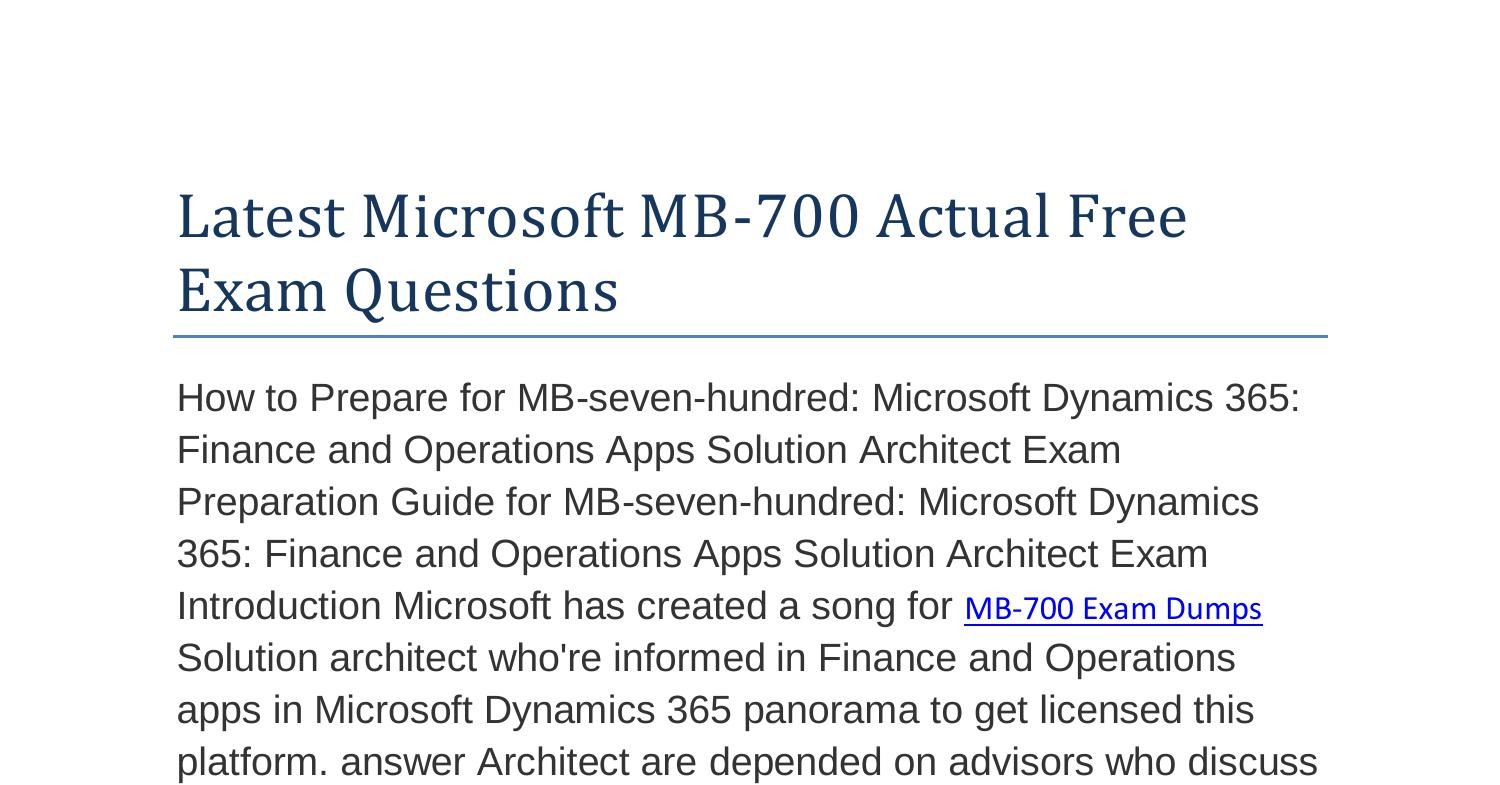 MB-700덤프데모문제다운, Microsoft MB-700시험대비최신덤프공부 & MB-700최신덤프