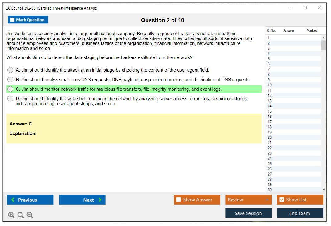 312-85시험대비최신버전덤프샘플, 312-85참고덤프 & Certified Threat Intelligence Analyst덤프공부