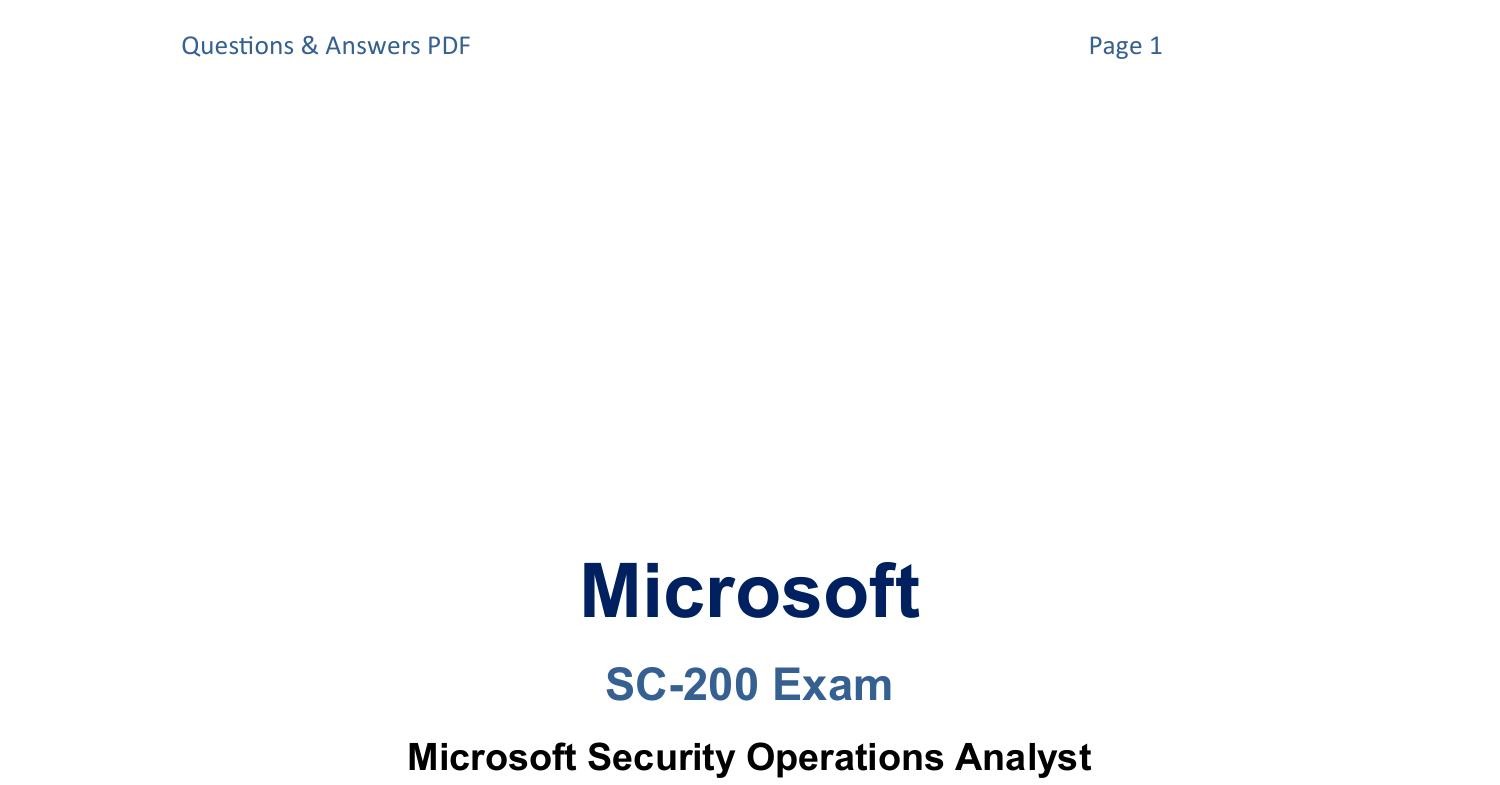 2024 SC-200최신버전덤프자료 - SC-200인기자격증시험덤프공부, Microsoft Security Operations Analyst최신업데이트버전공부문제