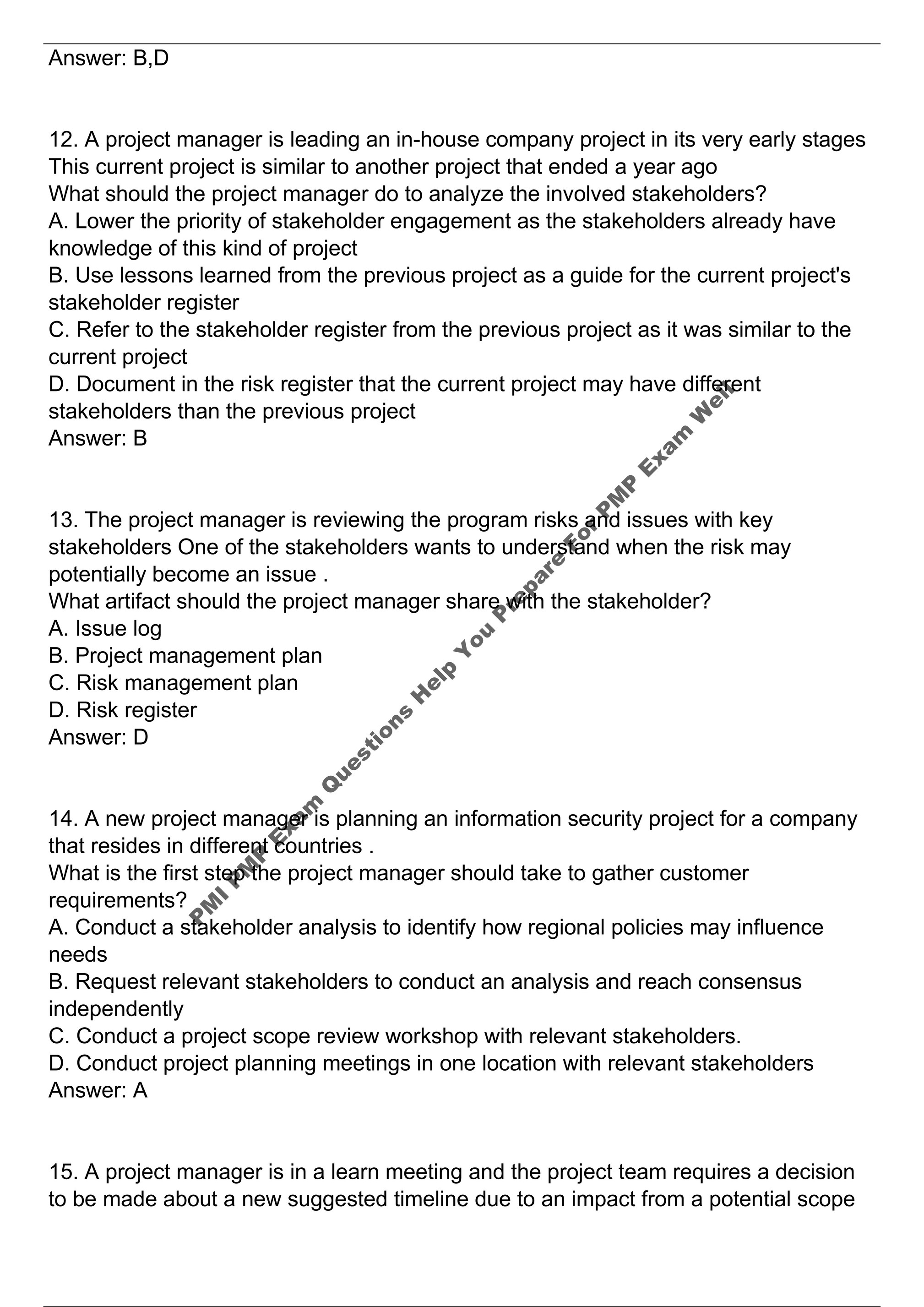 2024 PMP시험대비덤프최신문제 & PMP덤프문제 - Project Management Professional (2024 Version)최신업데이트버전인증시험자료