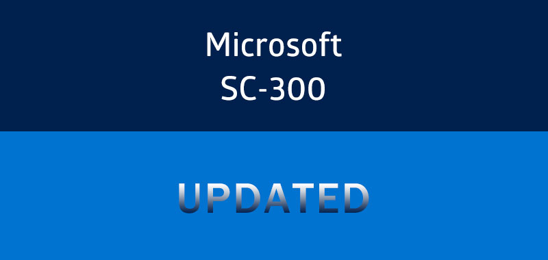 SC-300최신업데이트버전인증시험자료 - Microsoft SC-300최신버전덤프, SC-300높은통과율시험자료