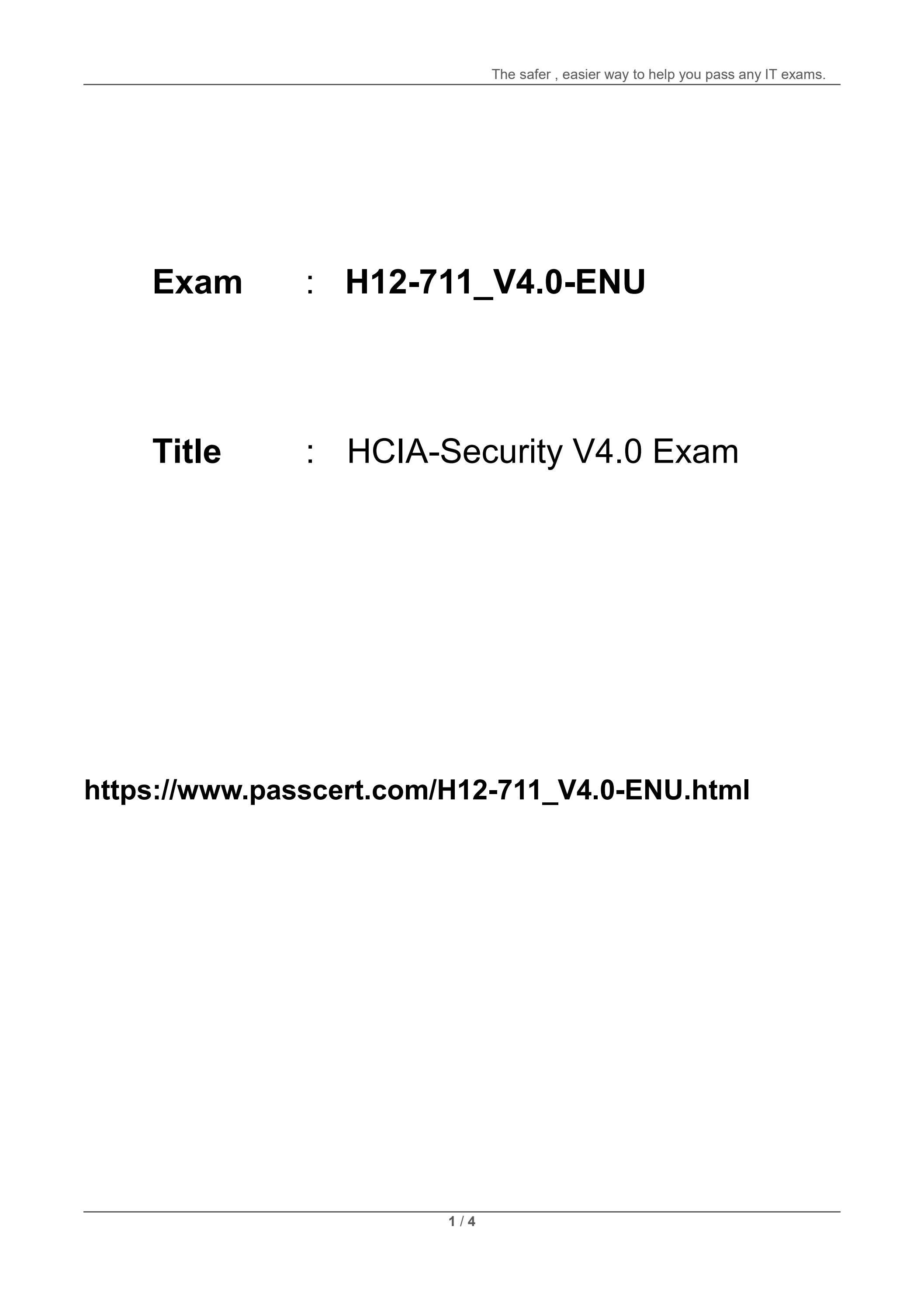 H12-711_V4.0최신시험예상문제모음 - H12-711_V4.0완벽한시험덤프, H12-711_V4.0최신버전덤프공부