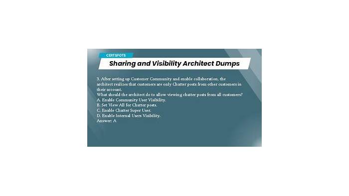 Sharing-and-Visibility-Architect덤프공부, Sharing-and-Visibility-Architect시험대비덤프최신버전 & Sharing-and-Visibility-Architect시험대비인증공부