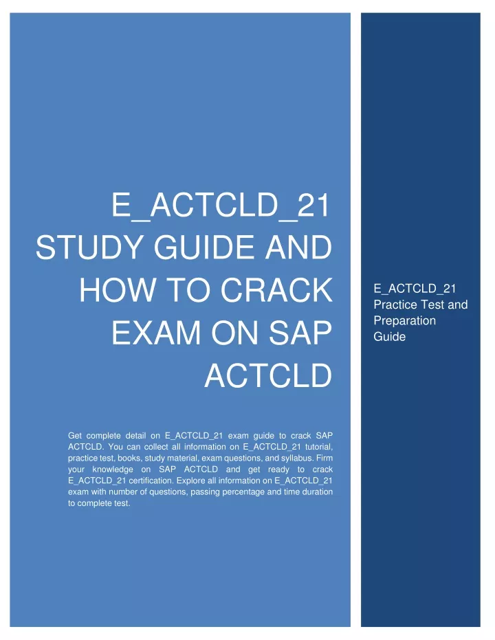 E-ACTCLD-23덤프문제모음 & E-ACTCLD-23최신버전덤프샘플문제 - E-ACTCLD-23합격보장가능덤프문제