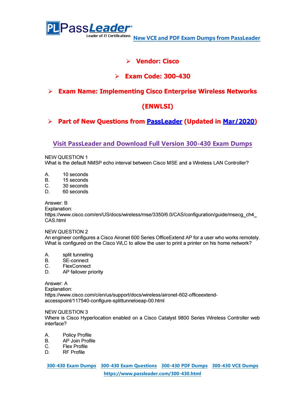 2024 300-430 PDF & 300-430최신기출문제 - Implementing Cisco Enterprise Wireless Networks시험대비최신버전공부자료